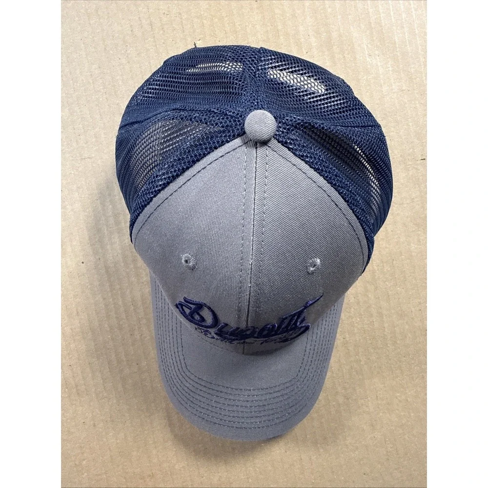 Dugout Bait And Tackle Baseball Hat Outdoor Cap Embroidered Gray Snapback